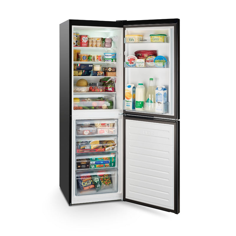 Montpellier MLF1770EK - Black Freestanding 50/50 Low Frost Fridge Freezer - E energy