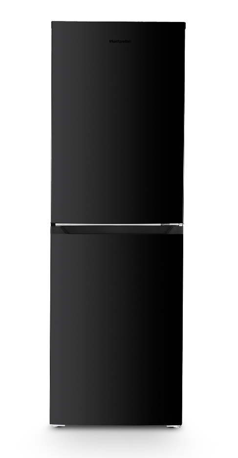 Montpellier MNF167EBK - Black Freestanding 50/50 Frost Free Fridge Freezer - E energy