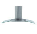 Montpellier MHG900X - Stainless Steel 90cm Glass Chimney Hood - 277.9 m³/h - A energy