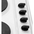 Montpellier SP601W - White 4 Zone Solid Plate Hob