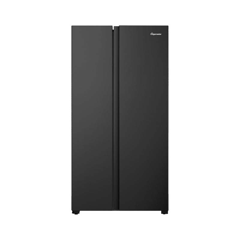 Fridgemaster MS91518EBS - Black Fridge Freezer - F energy