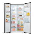 Fridgemaster MS91520EB - Black American Fridge Freezer - E energy