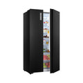 Fridgemaster MS91520BFF - Black Fridge Freezer - F energy