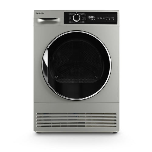 Montpellier MTDC8SDS - Silver 8KG Condenser Tumble Dryer - B energy - Display