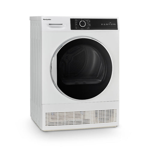 Montpellier MTDC8SDW - White 8KG Condenser Tumble Dryer - B energy - Display