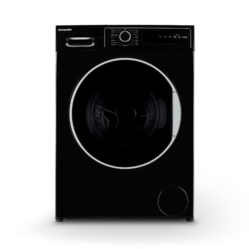 Montpellier MWM814BLK - Black Freestanding 8KG Washing Machine - 1400 RPM - A energy