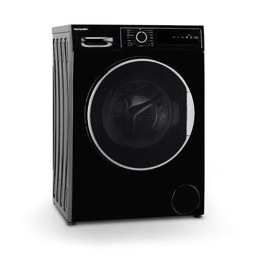 Montpellier MWM814BLK - Black Freestanding 8KG Washing Machine - 1400 RPM - A energy - Display