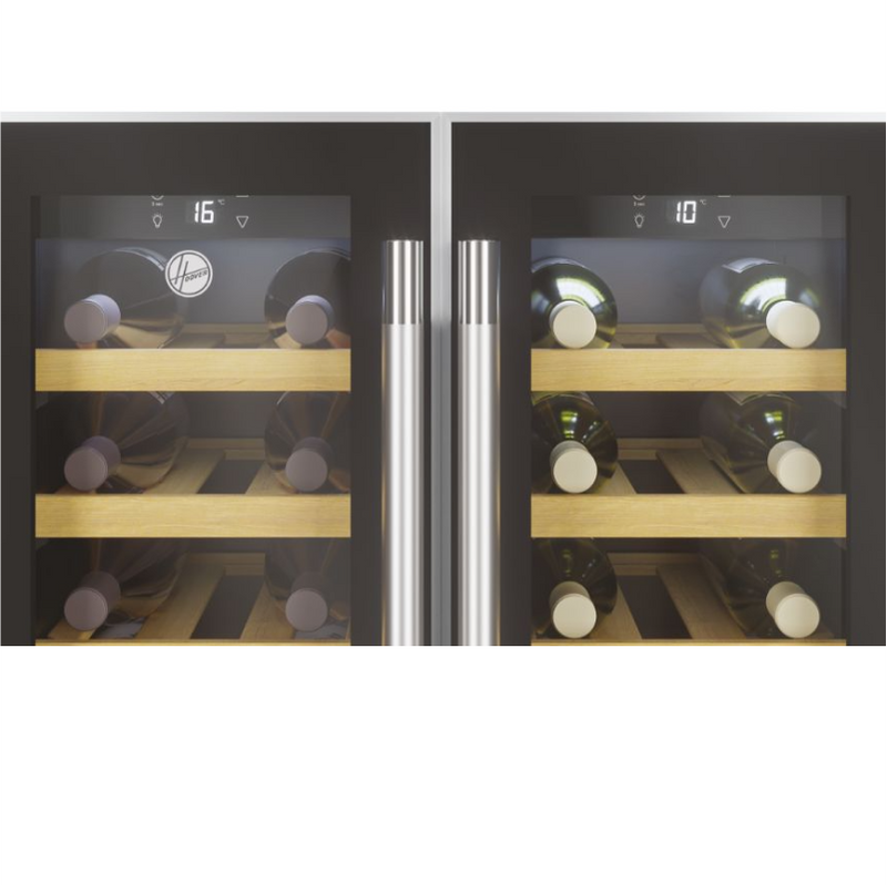 Hoover HWCB 60D UK/N - Black 38 Bottle Capacity Wine Cooler - G energy