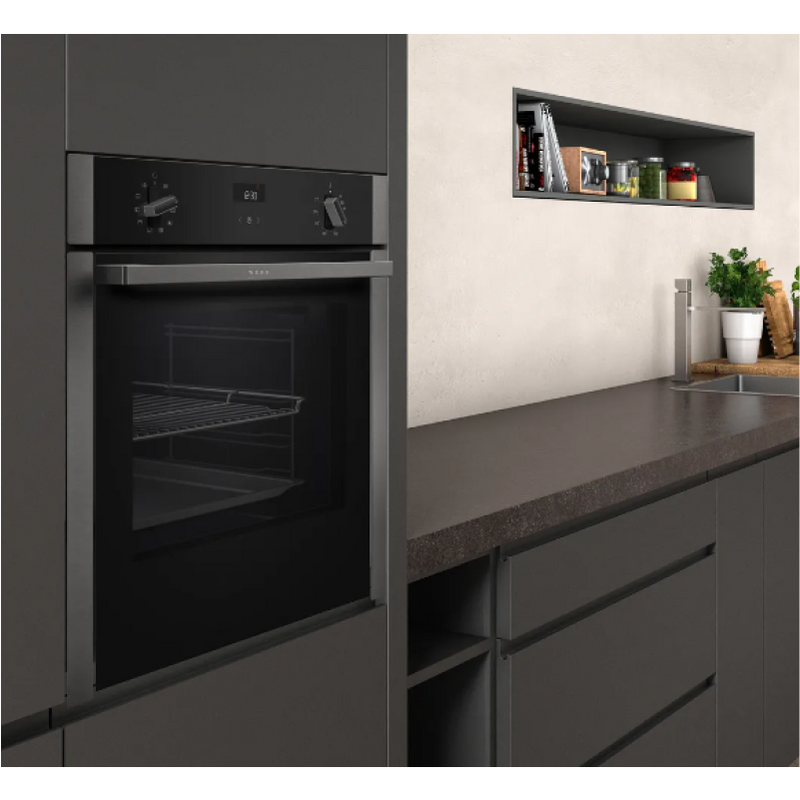 Neff B3ACE4HG0B - Graphite Built in Electric Single Oven - Catalytic cleaning - A energy