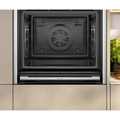 Neff B54CR71N0B - Slide and hide® N70 Series Stainless steel Built in Electric Single Oven - A+ energy