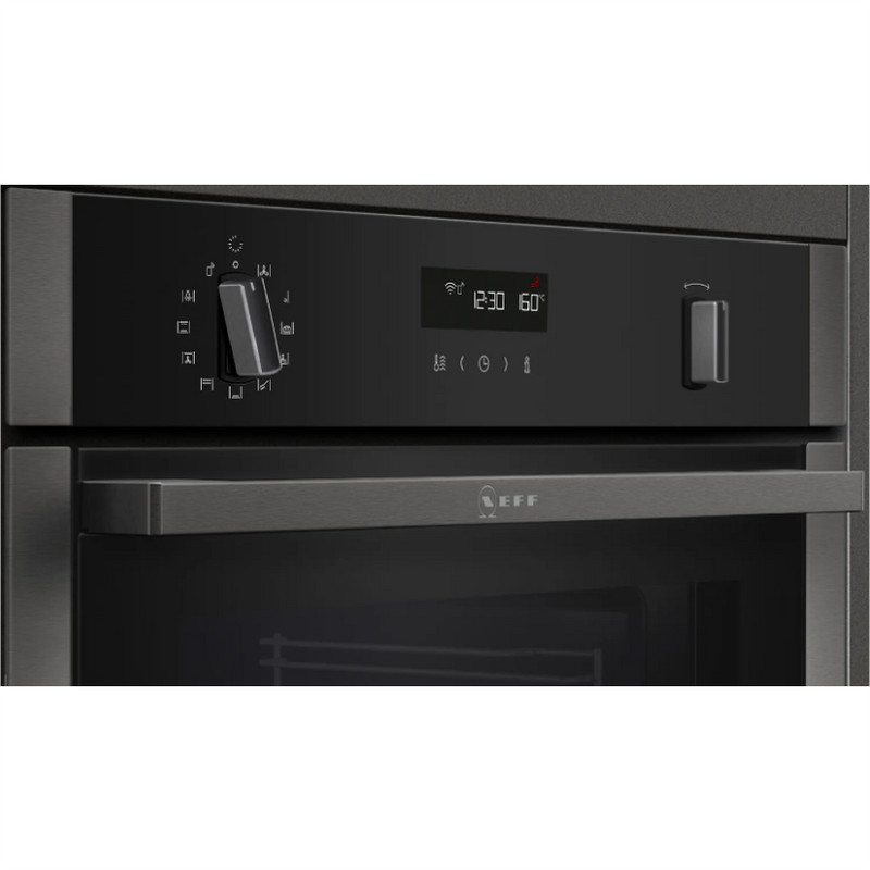 Neff B6ACH7HG0B - Graphite Built in Electric Single Oven - Pyrolytic cleaning - A energy