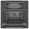 Neff J1ACE2HN0B - Stainless steel Built under Electric Double Oven - A/B energy - Display