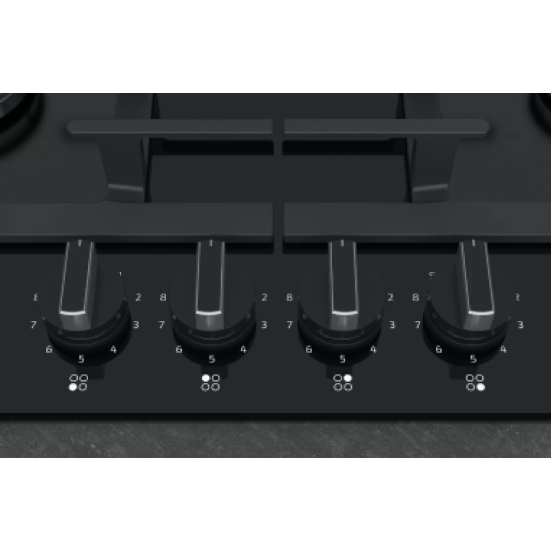 Neff T26CS49S0 - Black 4 Zone Gas Hob