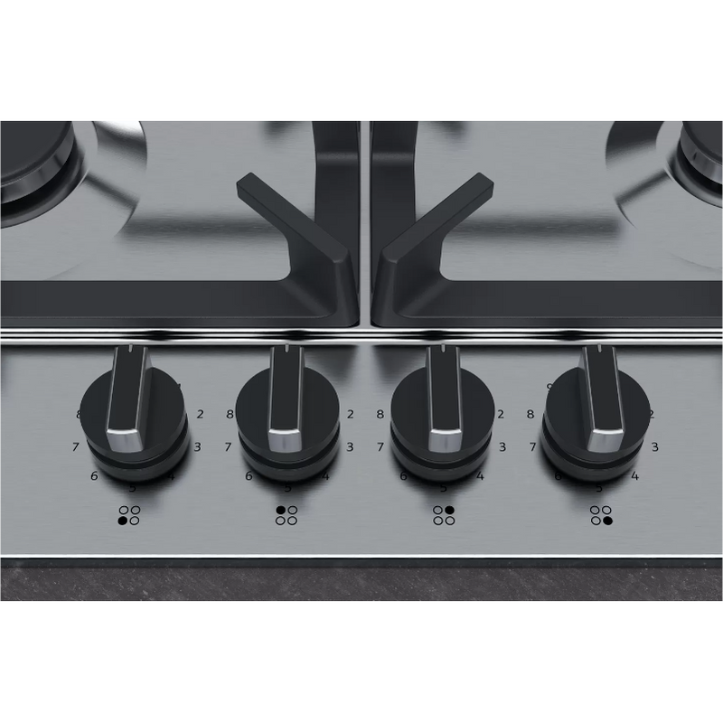 Neff T26DS49N0 - Stainless steel 4 Zone Gas Hob