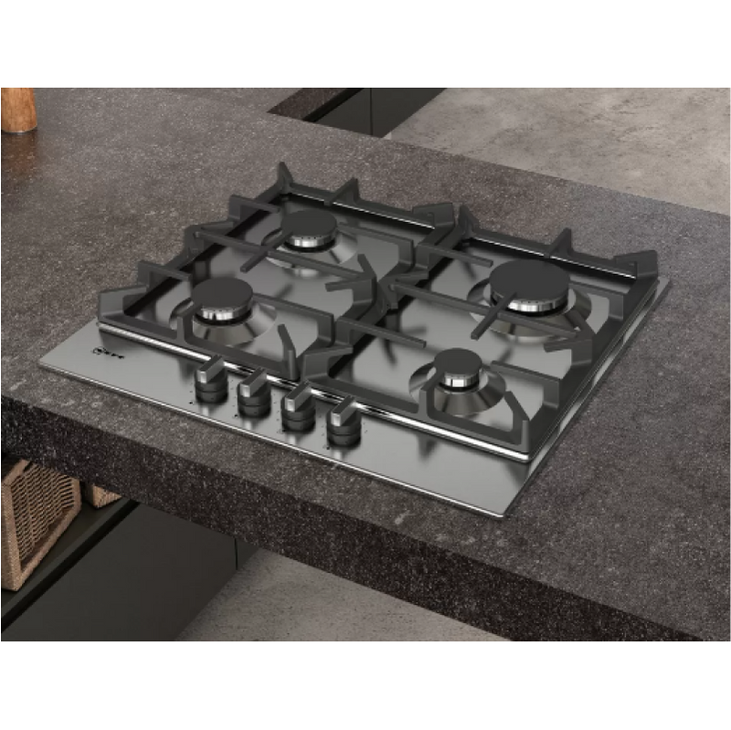 Neff T26DS49N0 - Stainless steel 4 Zone Gas Hob