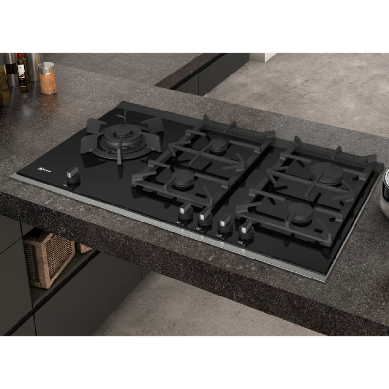 Neff T29TS79N0 - Black 5 Zone Gas Hob