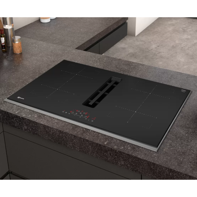 Neff T48TD7BN2 - Black 4 Zone Venting Hob - B energy