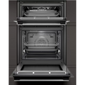 Neff U2ACM7HH0B - Stainless steel Built in Electric Double Oven - Pyrolytic cleaning - A/B energy