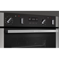 Neff U2ACM7HH0B - Stainless steel Built in Electric Double Oven - Pyrolytic cleaning - A/B energy