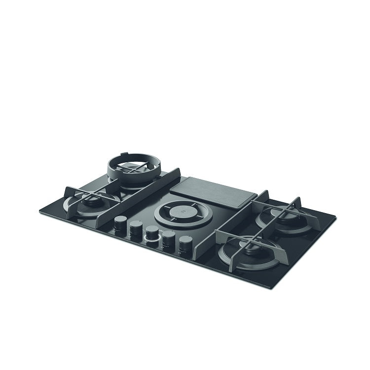 Elica NT-FLAME-BLK-RC - Black 4 Zone Venting Hob - A energy