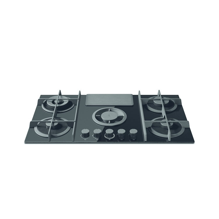 Elica NT-FLAME-BLK-RC - Black 4 Zone Venting Hob - A energy