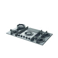 Elica NT-FLAME-GR-DO - Grey 4 Zone Venting Hob - A energy