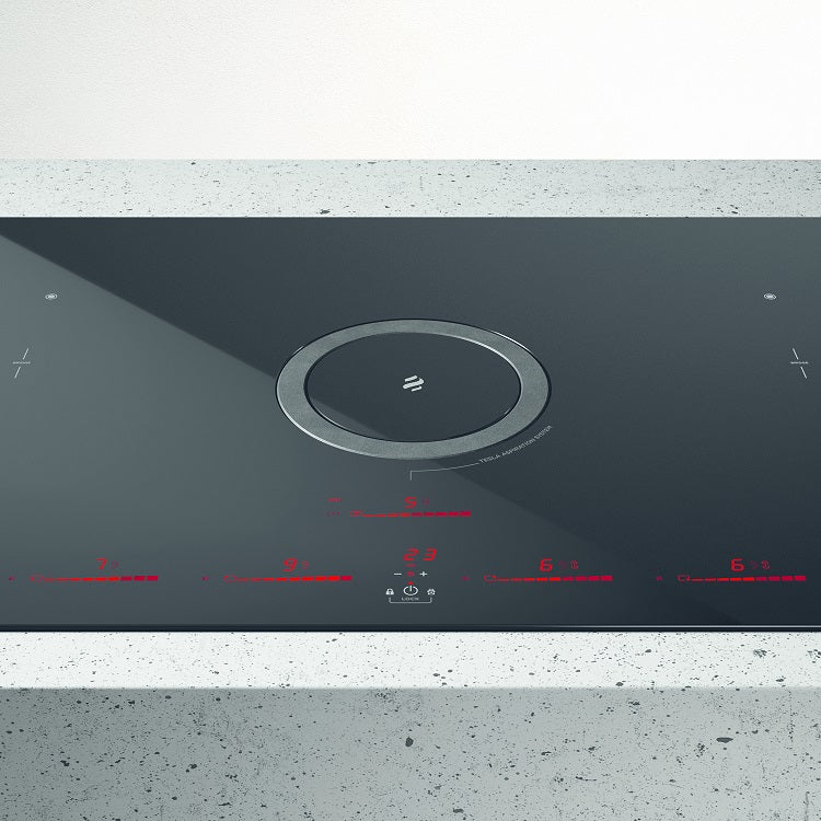 Elica NT-SWITCH-BLK-DO - Stainless steel 4 Zone Induction Hob