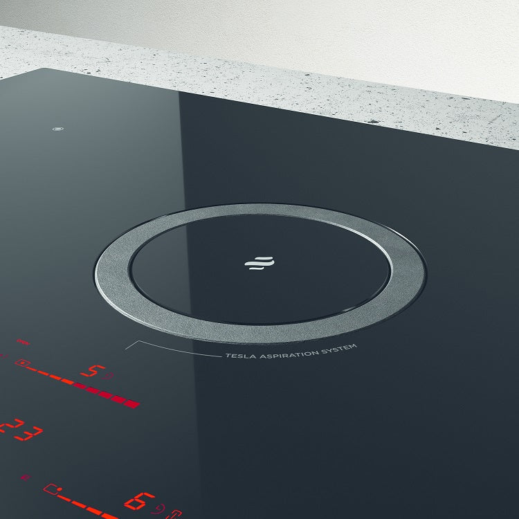 Elica NT-SWITCH-BLK-DO - Stainless steel 4 Zone Induction Hob