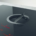 Elica NT-SWITCH-BLK-RC - Black 4 Zone Venting Hob - A+ energy