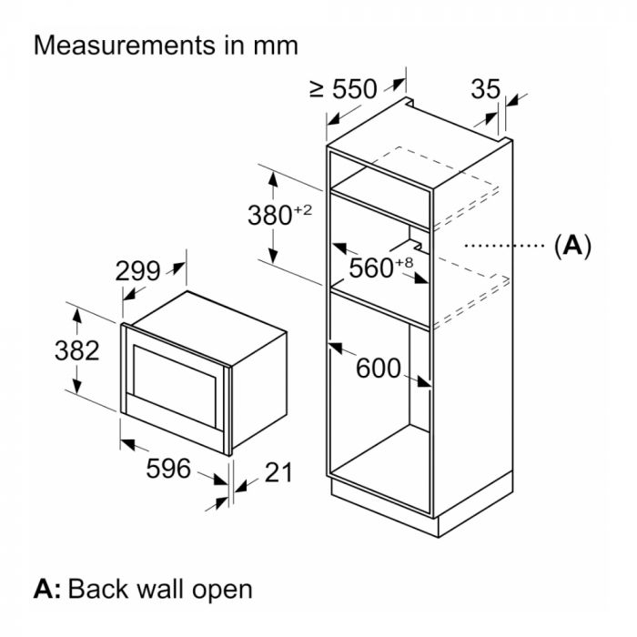 Neff NR4GR31G1B - Built in Microwave