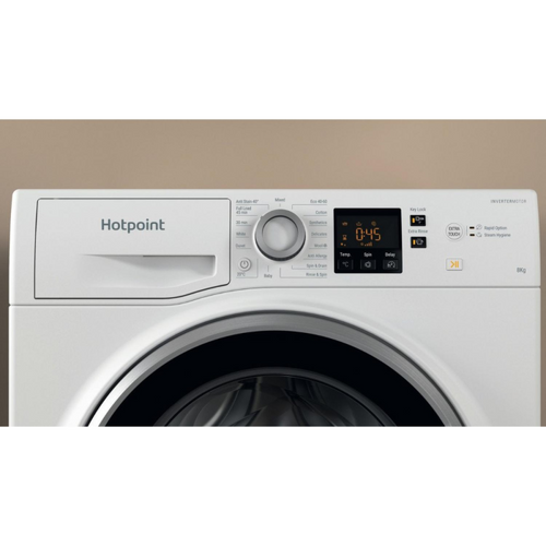Hotpoint NSWE846WSUK - White 8KG Washing Machine - 1400 RPM - A energy