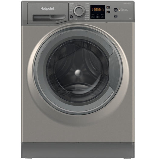 Hotpoint NSWM 1045C GG UK N - Graphite Freestanding 10KG Washing Machine - 1400 RPM - C energy