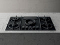 Elica NT-FLAME-BLK-DO - Black 4 Zone Venting Hob - A energy