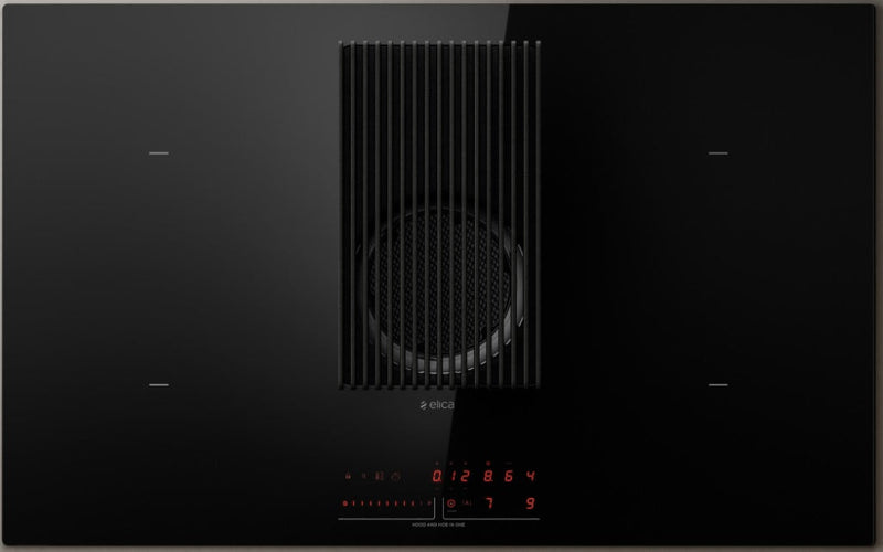 Elica NT-PRIME-RC - Black 4 Zone Venting Hob - A energy - Display
