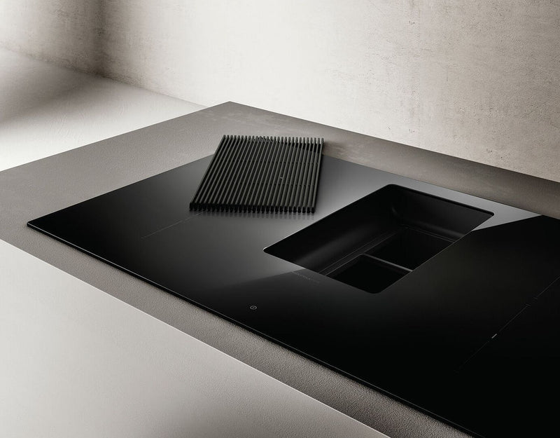 Elica NT-PRM-PLS-S-RC - Black 80cm Venting Hob - Induction - A Energy