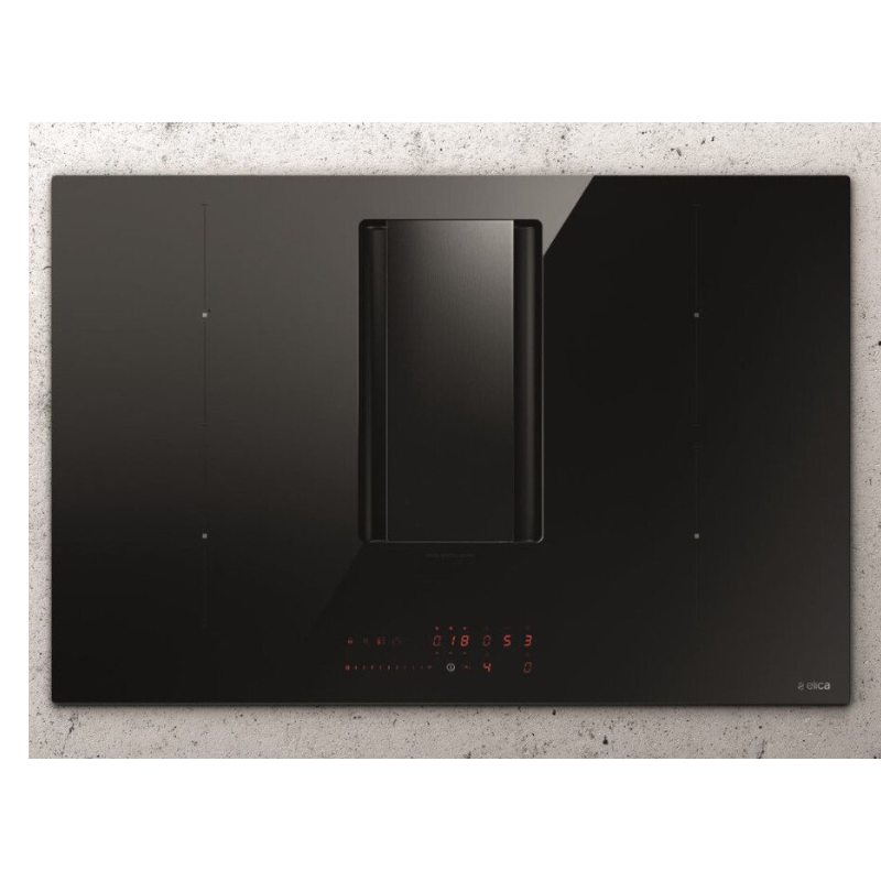 Elica NT-ALPHA - Black 4 Zone Venting Hob - A energy