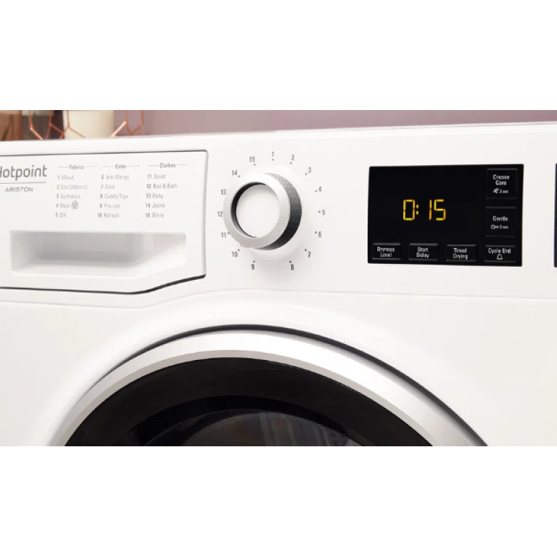 Hotpoint NT M11 92SK UK - White 9KG Heat Pump Condenser Dryer - A++ energy