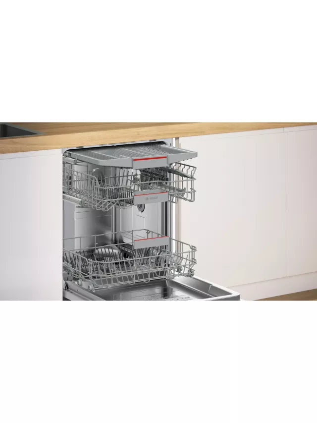 Bosch SMV6ZCX10G PerfectDry Zeolith integrated dishwasher with wi-fi, 6 programmes, Vario flex baskets and TimeLight™