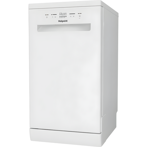 Hotpoint HP2FD10CS90WUK - White Freestanding Slimline Dishwasher - 10 Place Settings - D Energy