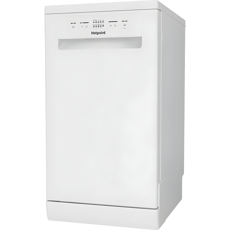 Hotpoint HP2FD10CS90WUK - White Freestanding Slimline Dishwasher - 10 Place Settings - D Energy