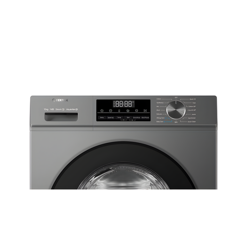 Teknix TK3W1014XS - Silver 10KG Washing Machine - 1400 RPM - A energy