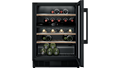 Bosch KUW21AHG0G - Black 44 Bottle Capacity Wine Cooler - G energy
