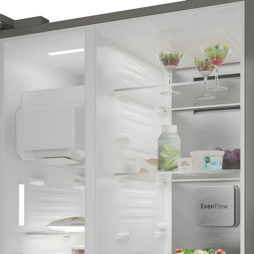 Hotpoint HPG2 9643IB XR4UK - Black Steel American Fridge Freezer - Dual No Frost - E Energy