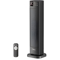 Midea MTH201ERB - Black 2000W PTC Tower Heater - 3 Modes, 24H Timer, Remote Control