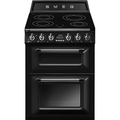 Smeg TR62IBL2 - Black Induction Electric Cooker - Double Oven - A Rated
