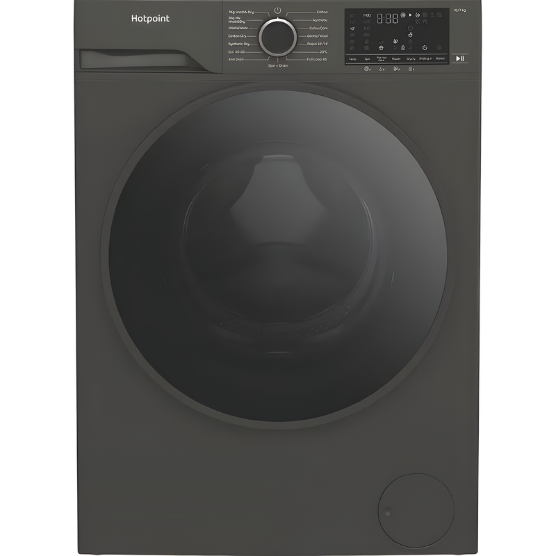Hotpoint HBD 1781G ANTISTAIN UK - Grey Washer Dryer - 10KG Wash 7KG Dry - D Energy