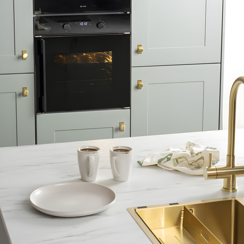 Caple C2225BG - Glass Single Oven - 67 Litres - A energy