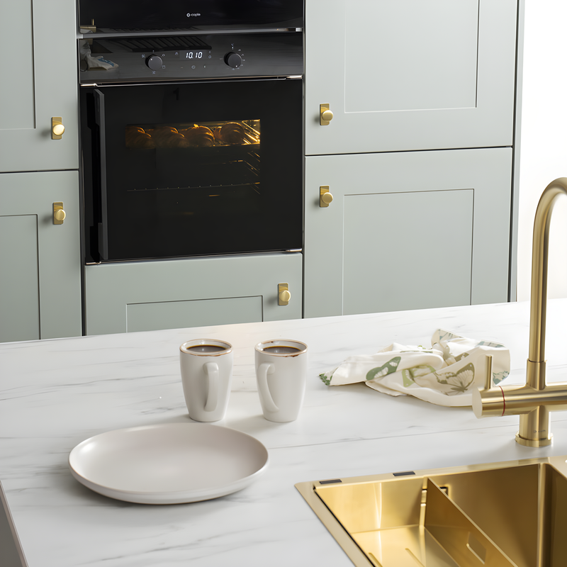 Caple C2225BG - Glass Single Oven - 67 Litres - A energy