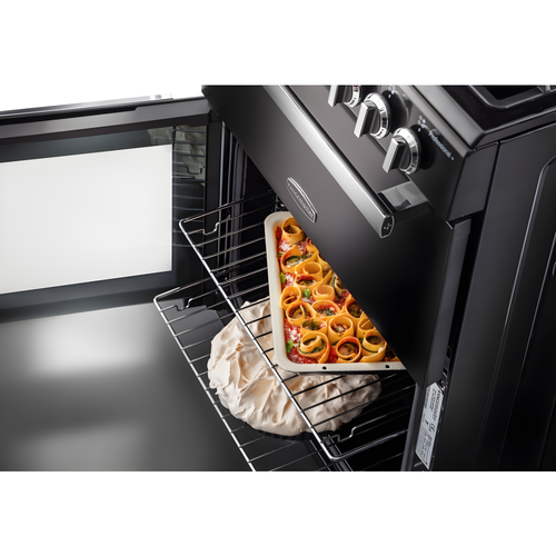 Rangemaster PROPL60ECBL/C - Black Ceramic Electric Cooker - Double Oven - A Rated