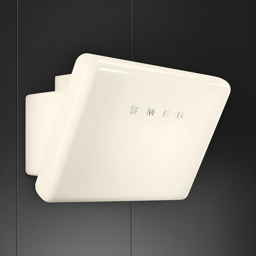 Smeg KFAB84CR - Cream 70cm Chimney Cooker Hood - 605m³/h - A Energy